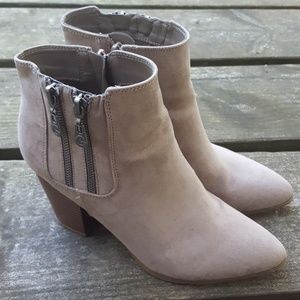 Guess Taupe Ankle Boots